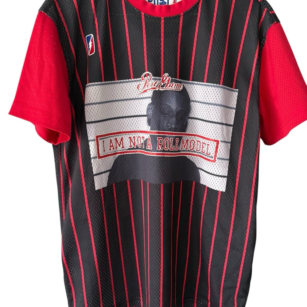Post Game DENNIS RODMAN “I Am Not A Role Model S/S BB Jersey Sz M